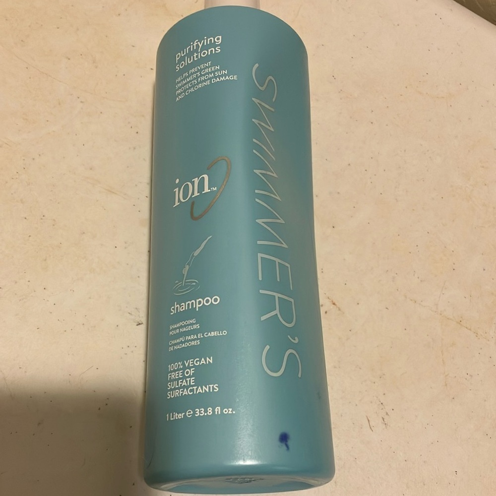 EUC ION Swimmers Purifying Shampoo Prevents Green Hair & Sun Damage Almost Full